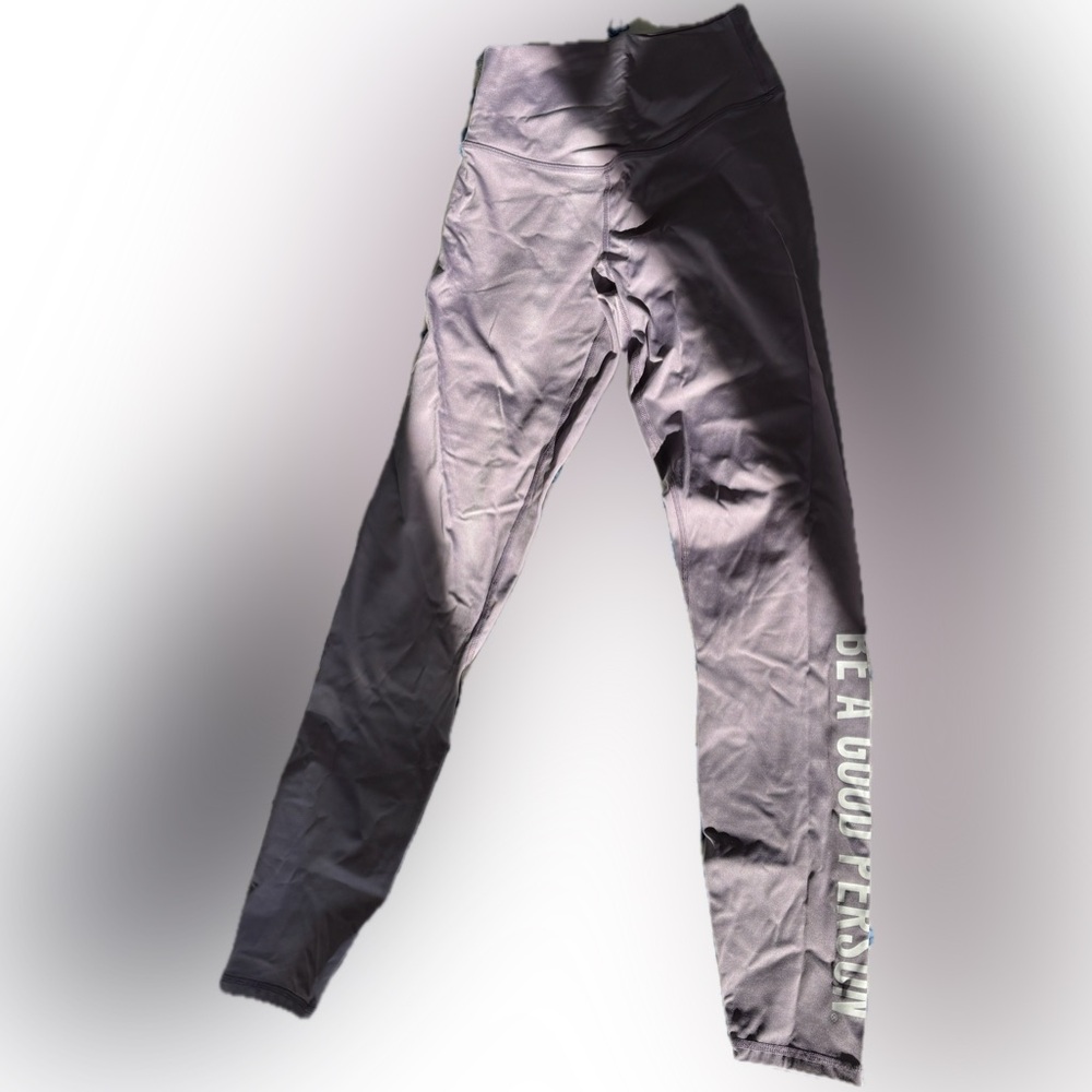 Be A Good Person Purple Leggings